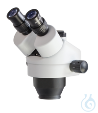 Stereo-Zoom-Mikroskopkopf, (Beleuchtung integriert); 0,7x-4,5x; Binokular Um...